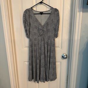Torrid houndstooth print dress. Size 10 (00)